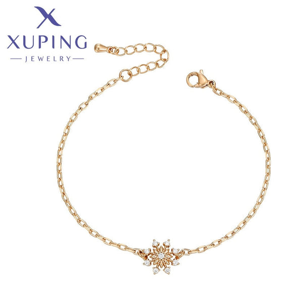 xuping Mode Christmas 18K Gold Farbe Armband