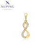 xuping Mode schlicht 14K Gold Farbe pendant