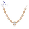 xuping fashion simple 18K gold color necklace