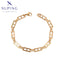 Schlichtes Armband mit rechteckigen Gliedern in 18K Gold‑Optik #X000971618-20CM