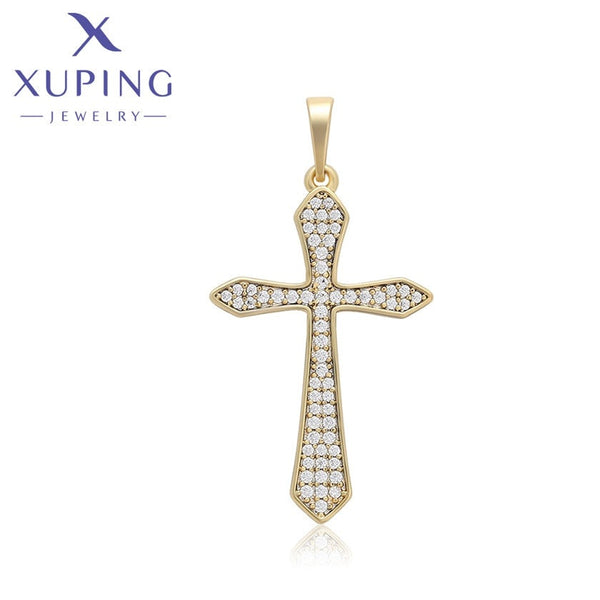 xuping Mode schlicht 14K Gold Farbe pendant