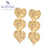 xuping fashion  simple 14K gold color earring