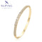 Eleganter schmaler Armreif mit Zirkonia in 14K Optik #X000467160