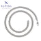 Elegante rhodinierte Gliederkette 50 cm – Zeitloser Klassiker #X000984962-50CM