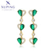xuping fashion simple 14K gold color earring
