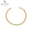 Schlichtes 14K-vergoldetes Gliederarmband – elegant & alltagstauglich #X000981801-195cm