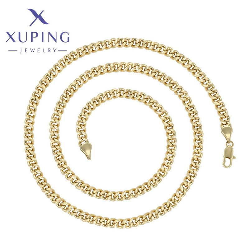 xuping Mode 14K Gold Farbe Halskette