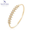 xuping fashion simple 14K gold color bangle