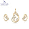 Geometrisches Statement-Set in 14K-Vergoldung #X001024837