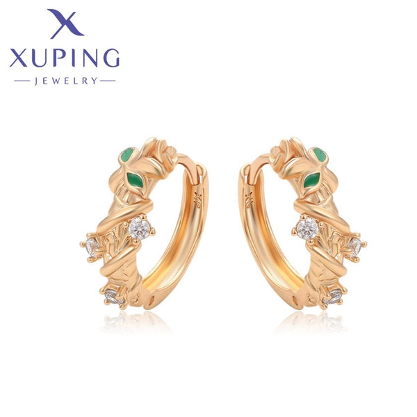 xuping fashion elegant 18K gold color earring