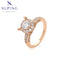 Glanzvoller Roségold-Ring mit großem Zirkonia #X000841142-6US
