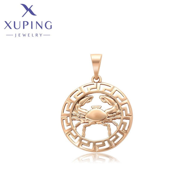 xuping elegant 18k gold color pendant