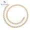 Zweifarbige Gliederkette im modernen Bicolor-Look #X000829692-45CM