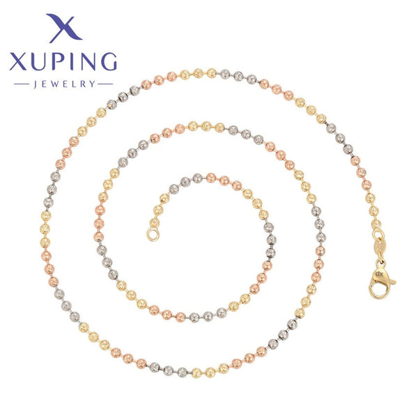 xuping Mode schlicht Multicolor Halskette