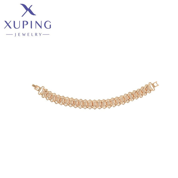 xuping Mode schlicht 18K Gold Farbe Armband