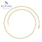 Schlichte 50 cm Halskette in 14K‑Optik #X000978470-50CM