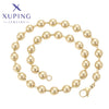 xuping Mode schlicht 14K Gold Farbe Halskette