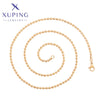 xuping Mode schlicht 18K Gold Farbe Halskette