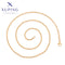 Schlichte 18K-vergoldete Gliederkette – 45 cm #X000964099-45CM