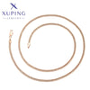 xuping fashion simple rose gold color necklace