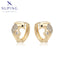 Verspielte Delfin-Ohrringe in 14K-Optik vergoldet #X001098197
