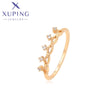 xuping Mode schlicht 18K Gold Farbe Ring