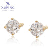 xuping fashion simple 14K gold color earring