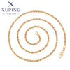 xuping fashion simple 18K gold color necklace