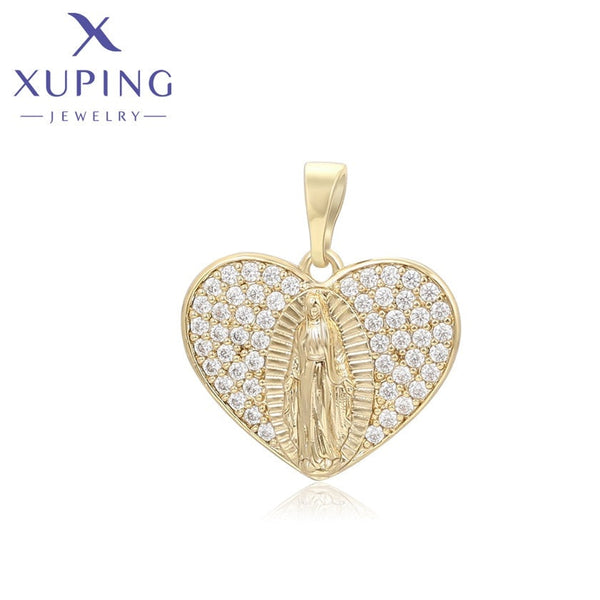 xuping Mode schlicht 14K Gold Farbe pendant