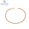 xuping fashion simple rose gold color bracelet