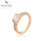 Eleganter 18K-vergoldeter Ring mit großem Zirkonia #14R25032401-7US