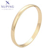 xuping fashion simple 14K gold color bangle