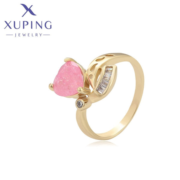 xuping fashion 14K gold color ring