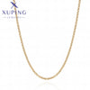 xuping fashion simple 14K gold color necklace