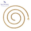 xuping Mode schlicht 14K Gold Farbe Halskette