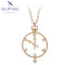 XUPING Necklace 18K Gold Zirconia Simple #14N2370602