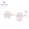 xuping fashion roundstone 6mm earring