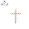 xuping fashion cross 18K gold color pendant