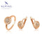 Elegantes Roségold-Set mit Zirkonia #6523716