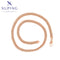 Geflochtene Roségold-Optik Kette 60 cm #A00912456-60CM