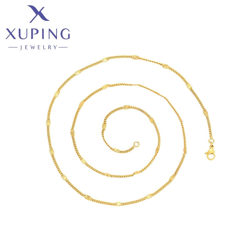 xuping 24K Gold Farbe small Halskette