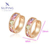xuping 18K gold color zircon earring