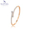 Eleganter Roségold-Armreif mit Zirkonia‑Besatz #A00427666-572mm